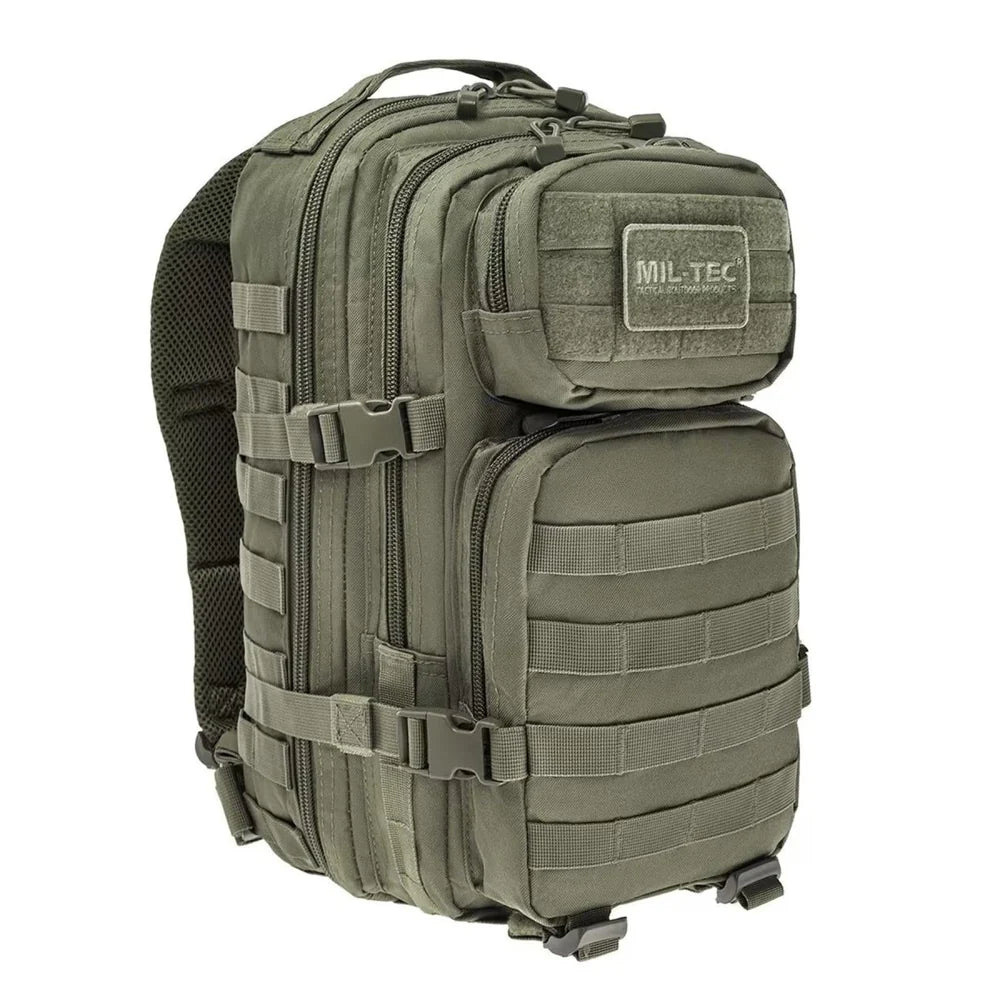 MIL-TEC U.S. Assault Tactical Backpack - 20L Olive Green